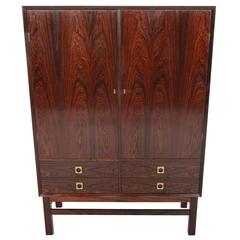 Tall Brazilian Rosewood Credenza by Brouer Møbelfabrik 5