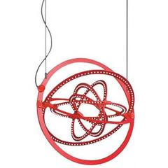 Red Copernico Suspension Light by Carlotta De Bevilacqua for Artemide, Italy