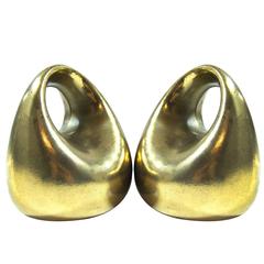 Ben Seibel for Jenfred Ware "Orb" Brass Bookends