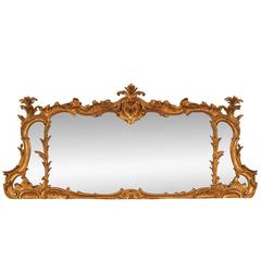 Outstanding Gilt Carved Mantle Mirror