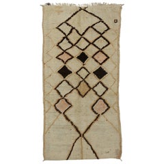 Vintage Berber Moroccan Rug with Nomadic Style