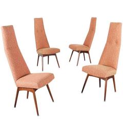 Adrian Pearsall High Back Dining Chairs for Craft Associates