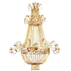 Chinese Bamboo Chandelier 5