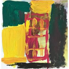 Abstract Watercolor Painting by Steve Afif, Untitled 8