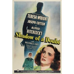Used "Shadow Of A Doubt" Film Poster, 1943