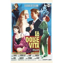 Vintage "La Dolce VITA" Film Poster, 1960