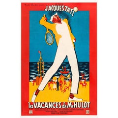 "Les Vacances De M. Hulot" Film Poster, 1953