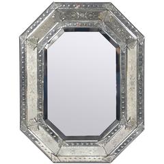 Elegant Octagonal Venetian Mirror
