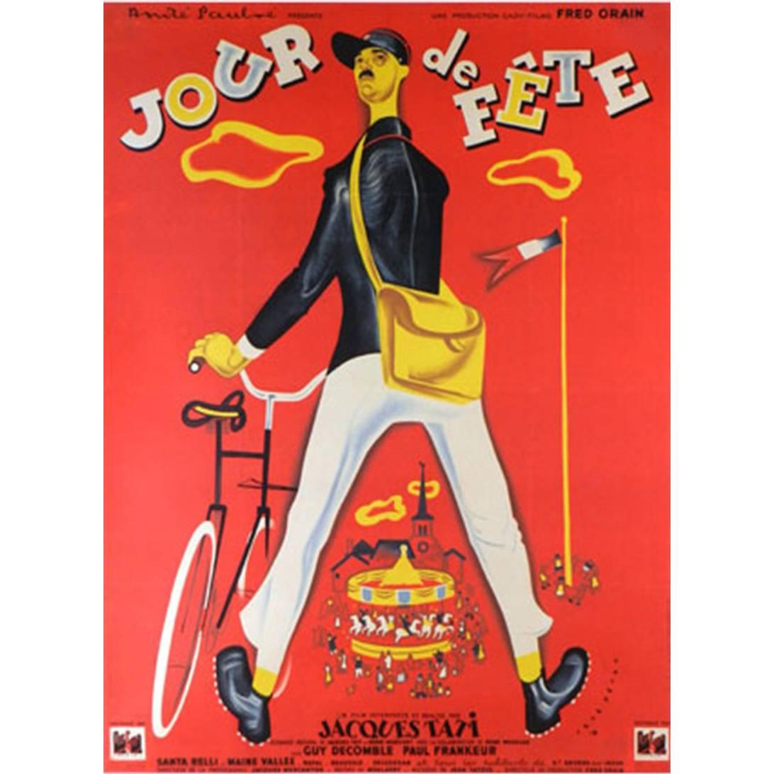 “Jour De Fête” Film Poster, 1949 For Sale