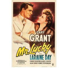 "Mr. Lucky" Film Poster, 1943