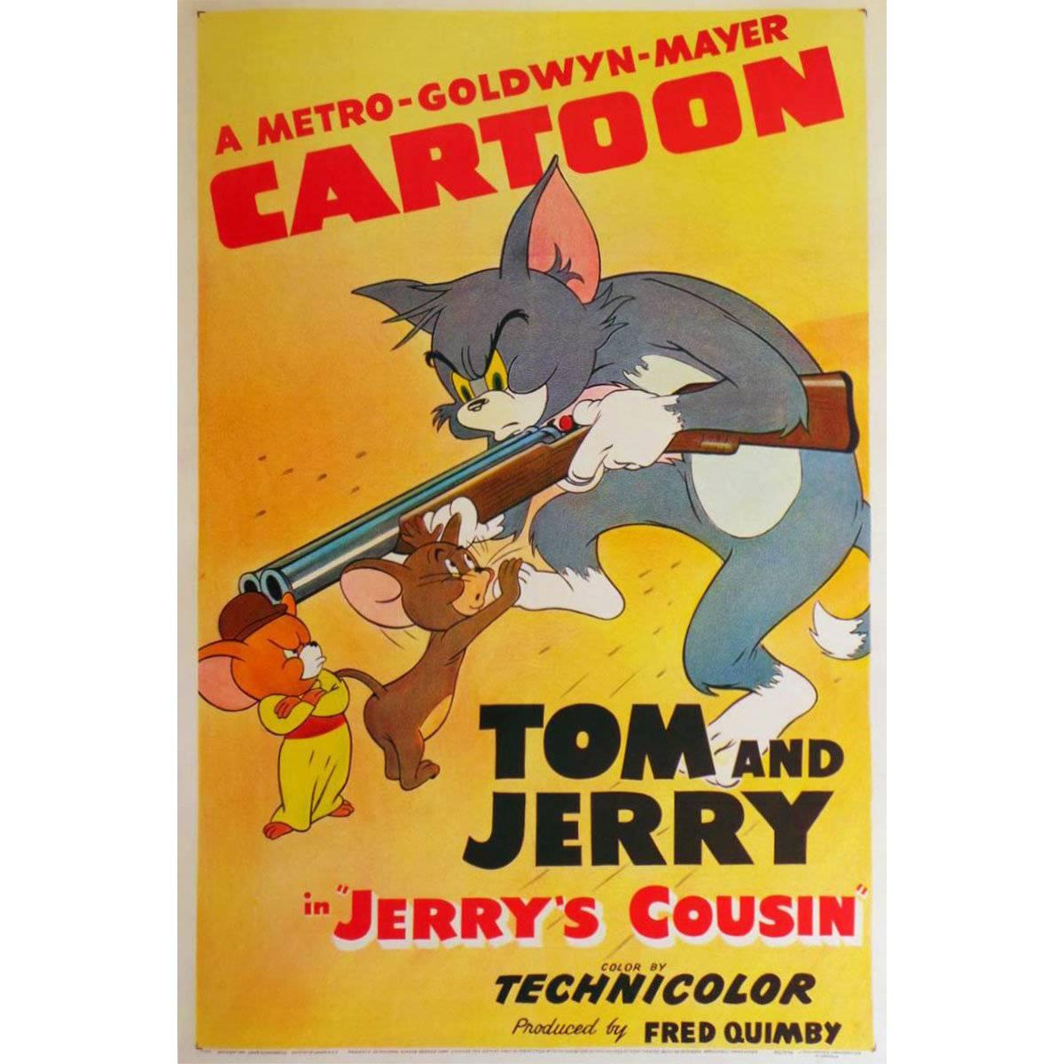 Tom And Jerry Film Poster, 1948 | lupon.gov.ph