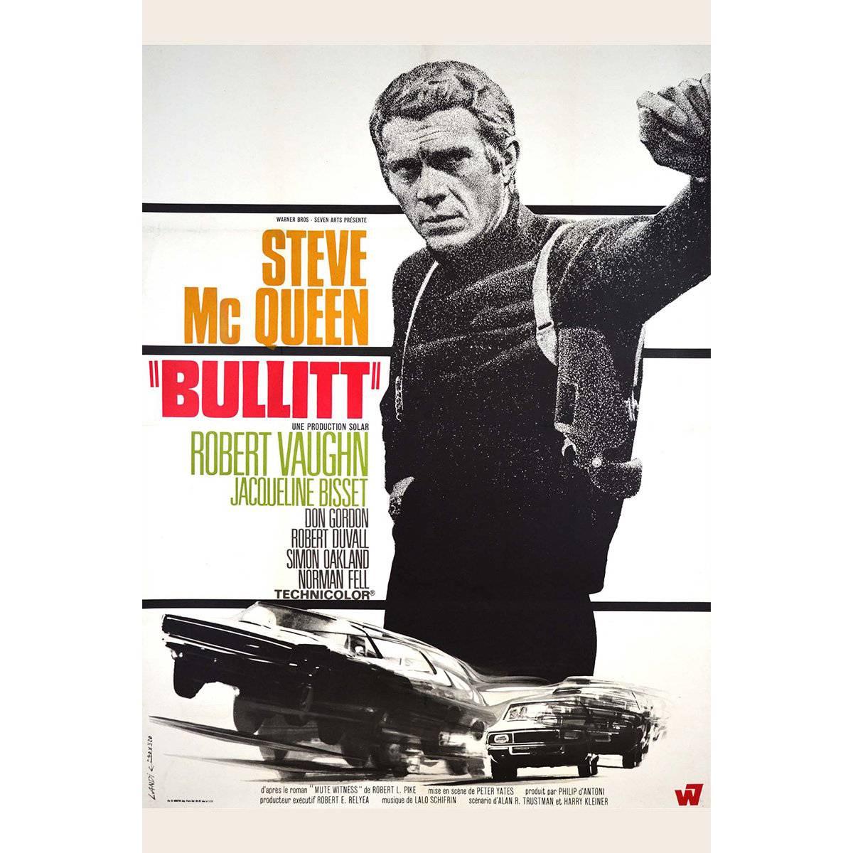 "Bullitt" Film Poster, 1968 For Sale