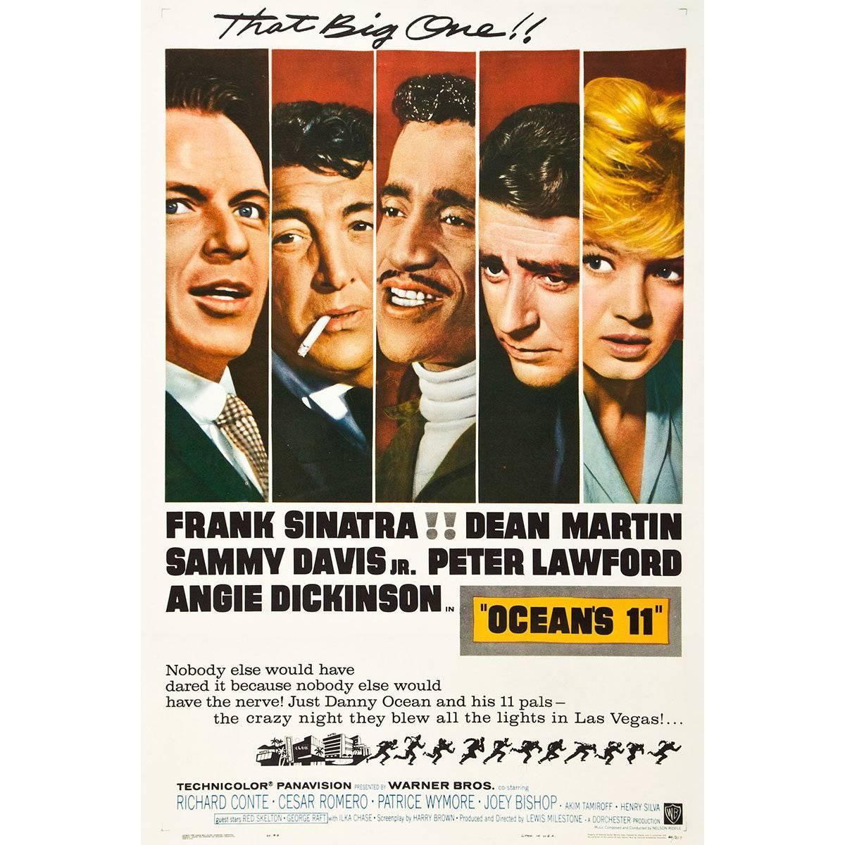 "Ocean's 11" Film Poster, 1960 For Sale