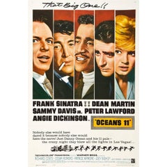 Antique "Ocean's 11" Film Poster, 1960