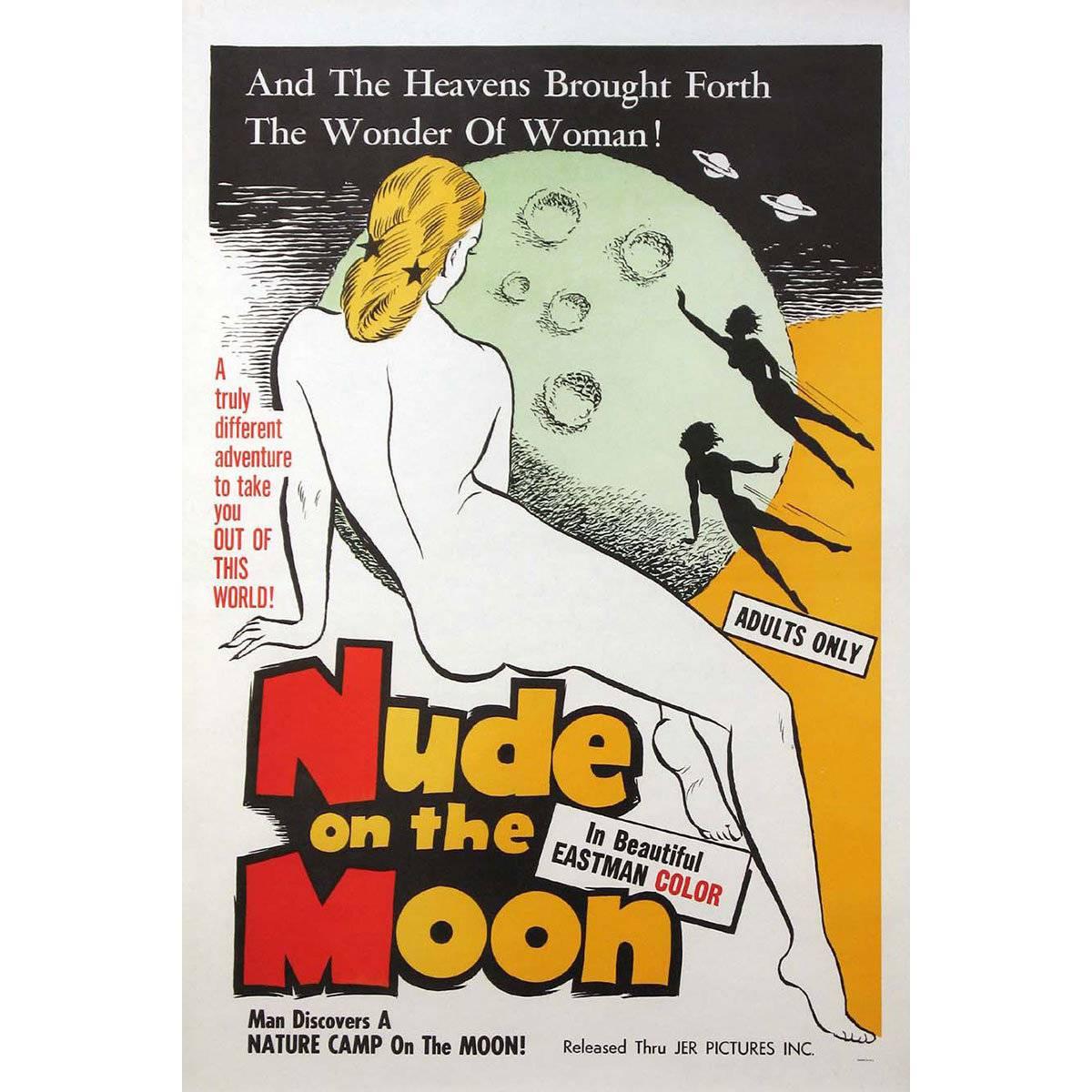 "Nude on the Moon" Film Poster, 1961 For Sale