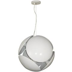 Vintage Ceiling Light, Lacquered Metal, Italy, circa 1970