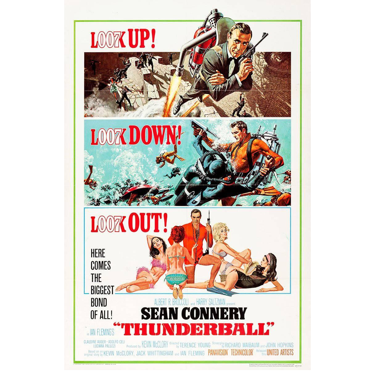 "Thunderball" Film Poster, 1965 For Sale