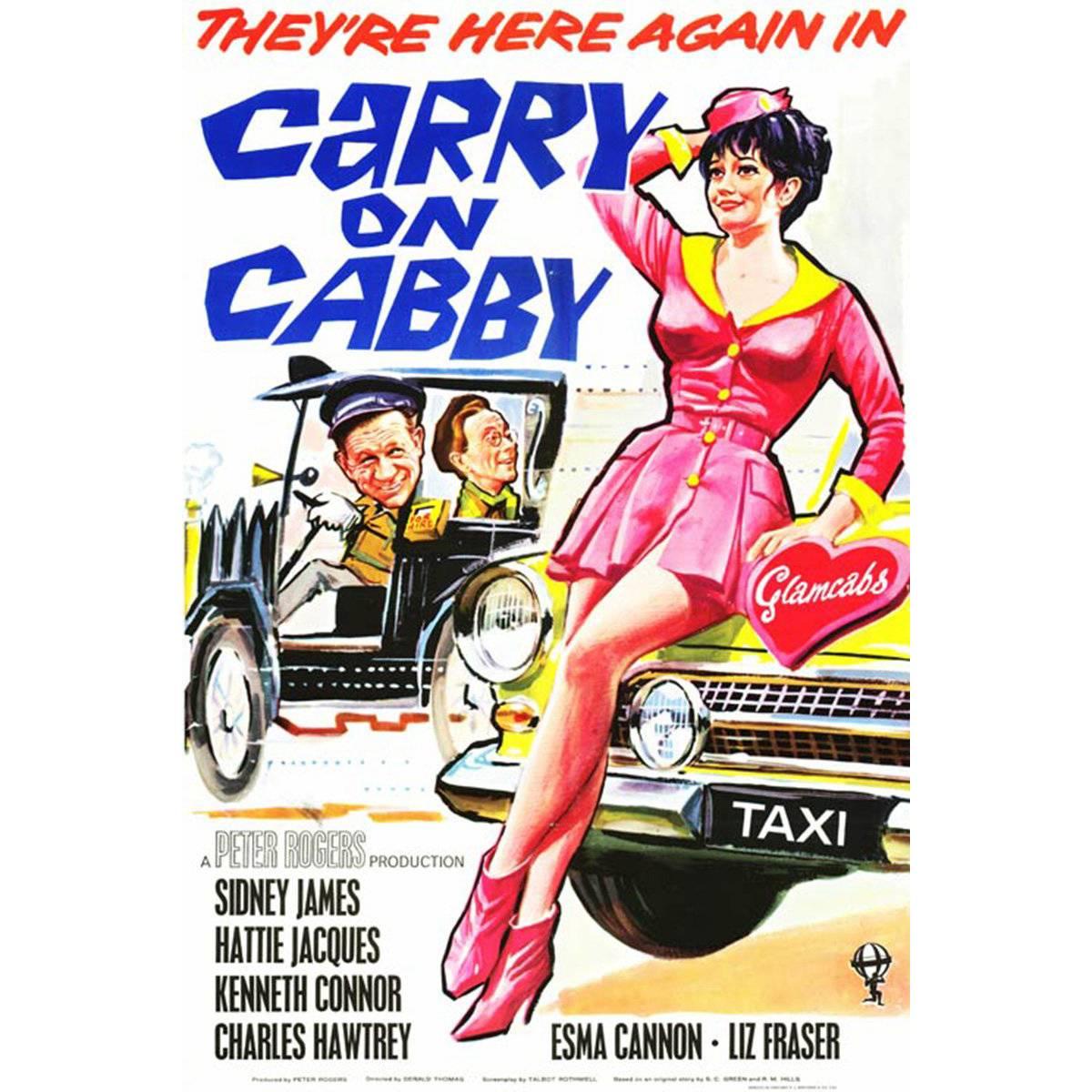 "Carry On Cabby" Film Poster, 1963 For Sale