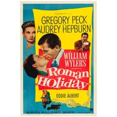 "Roman Holiday" Film Poster, 1953