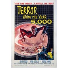 Retro "Terror from the Year 5000" Film Poster, 1958
