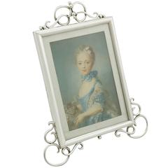 Antique Edwardian Sterling Silver Photograph Frame 7
