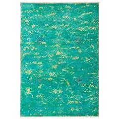 Solo Rugs, over Dyed, Area Rug, Green 12