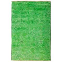 Solo Rugs, Over Dyed, Area Rug, Green 9