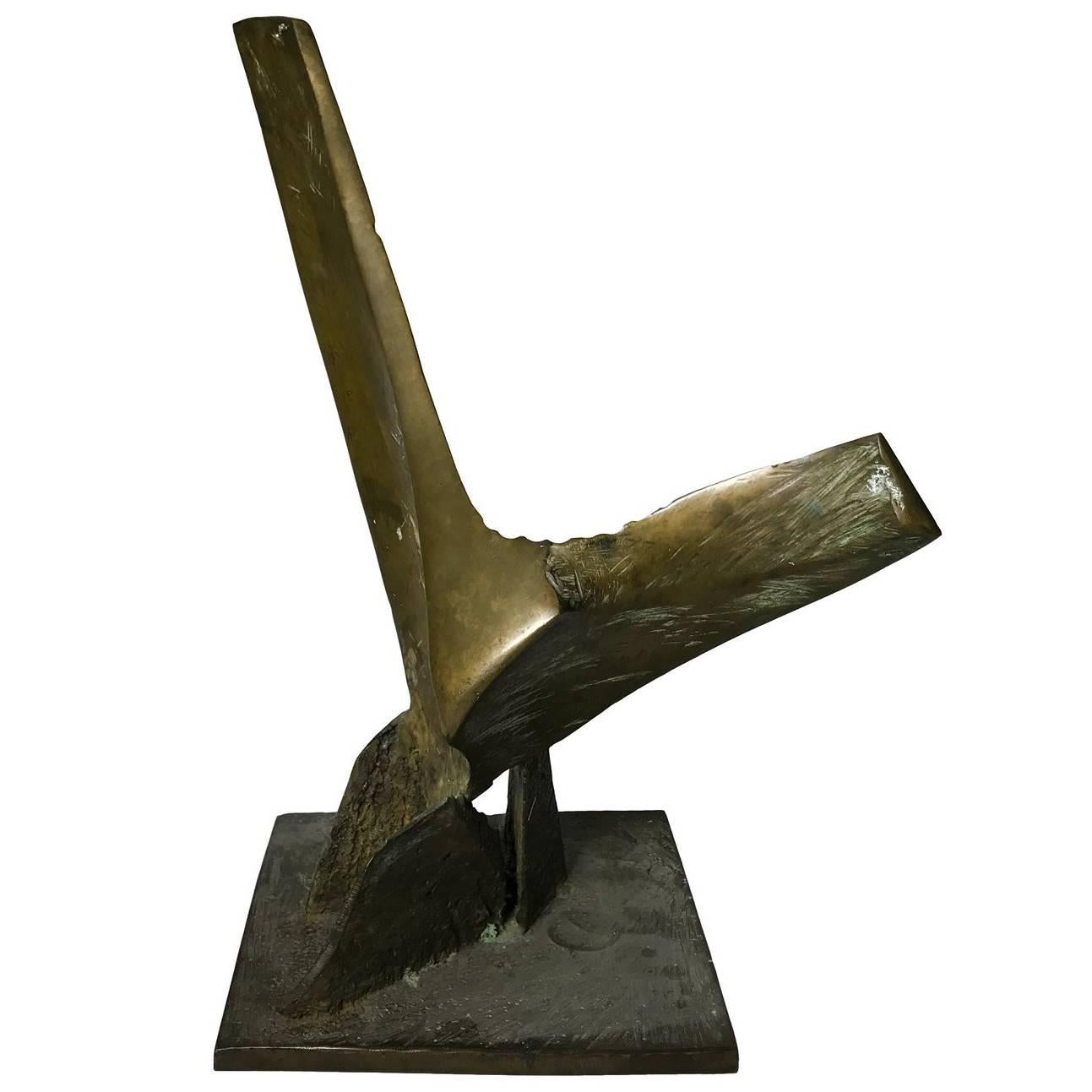 Cast Bronze Flight Sculpture