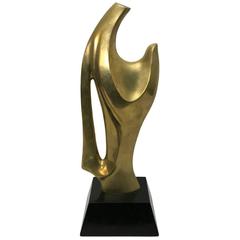 Vintage Abstract Laurel Styled Bronze Sculpture 11