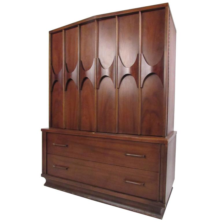 MidCentury Gentleman's Chest with Louvered Front by Thomasville For