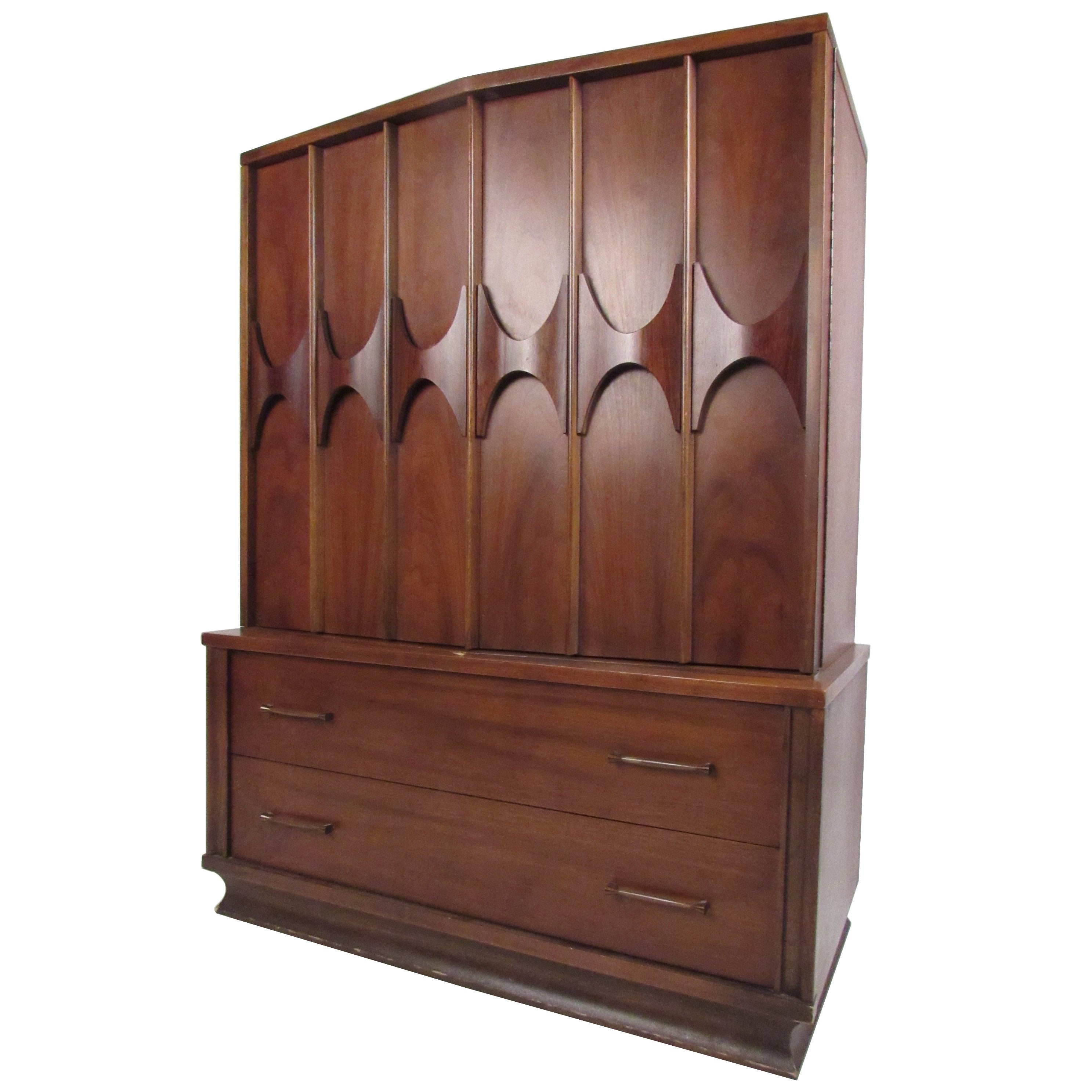 MidCentury Gentleman's Chest with Louvered Front by Thomasville For