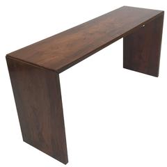 Lacquered Walnut Console Table by Intrex