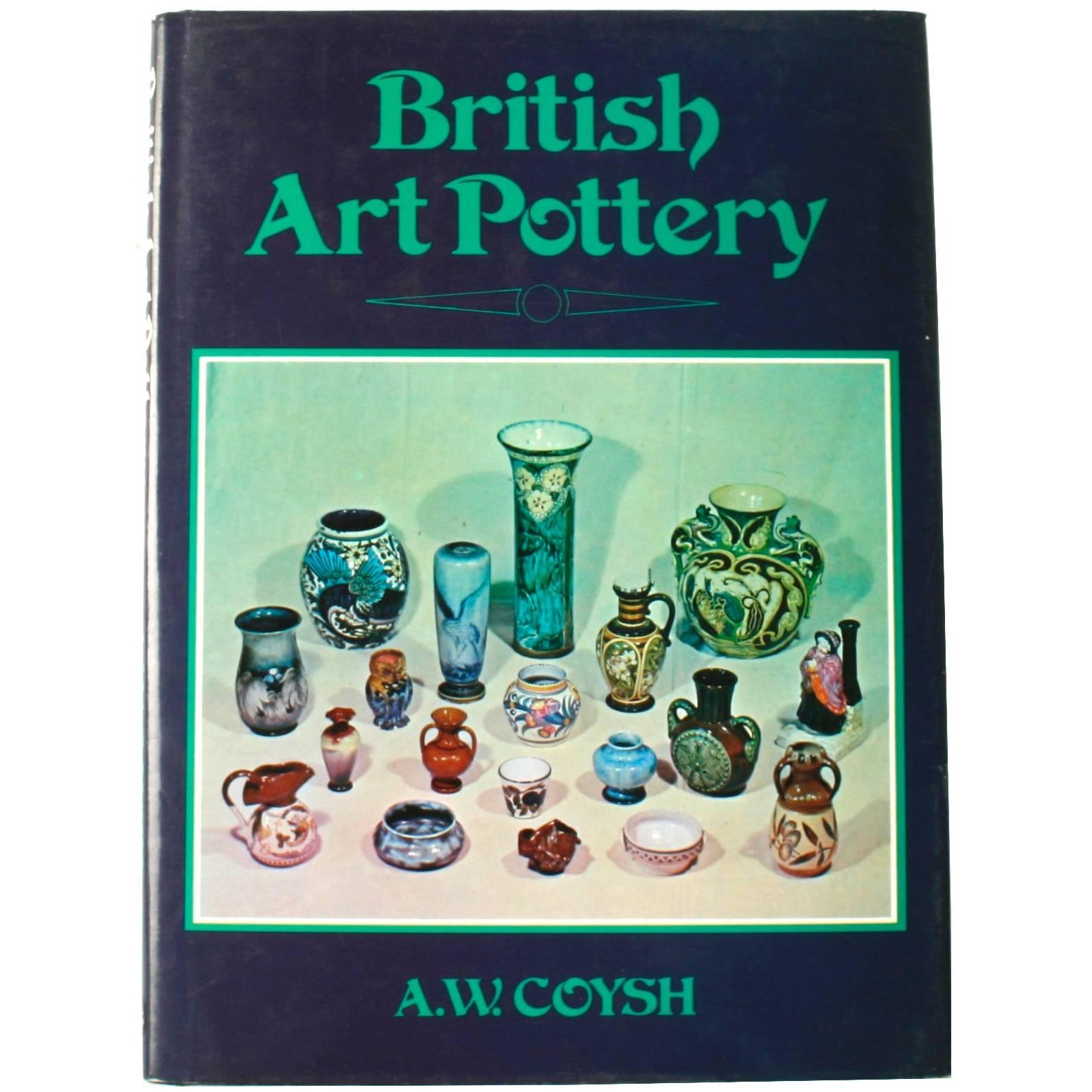 British Art Pottery by A.W. Coysh, First Edition For Sale