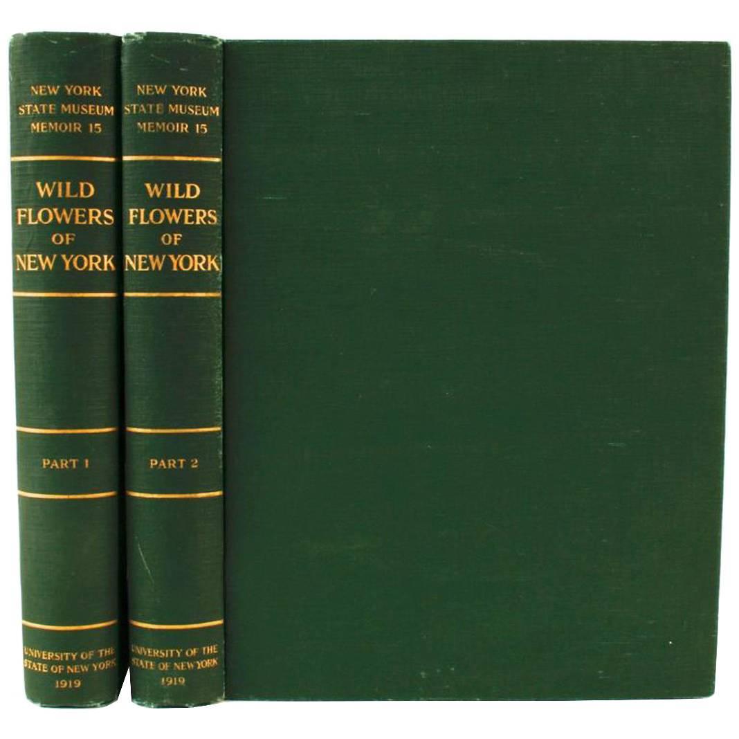 "Wild Flowers of New York Vol. I and II", Books, First Editions