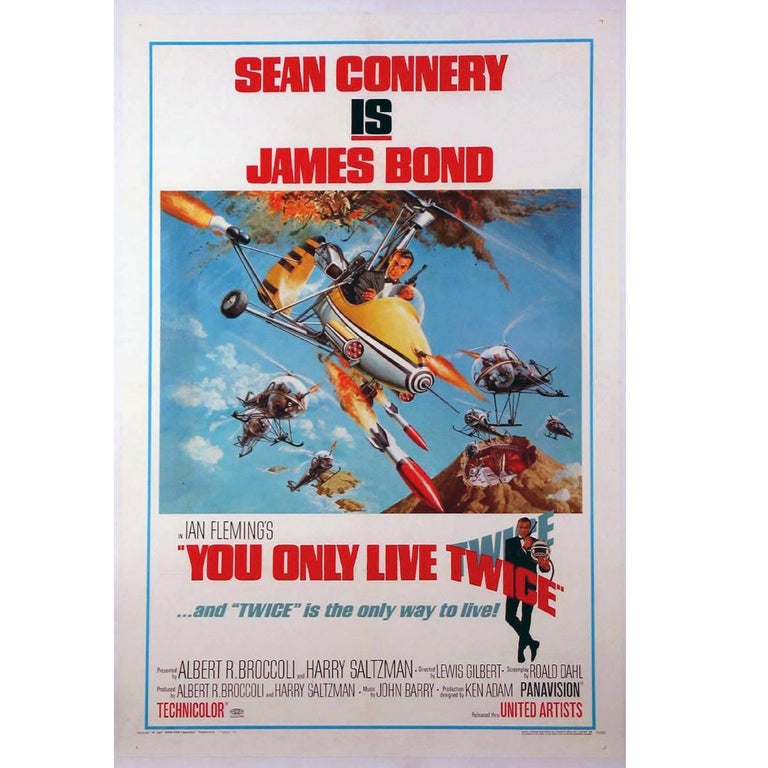 You Only Live Twice Film Poster 1967 For Sale At 1stdibs You Only Live Twice Film Poster 1967 For Sale At 1stdibs