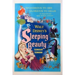 Vintage "Sleeping Beauty" Film Poster, 1959