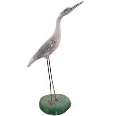 English 19th Century Stone Wading Bird