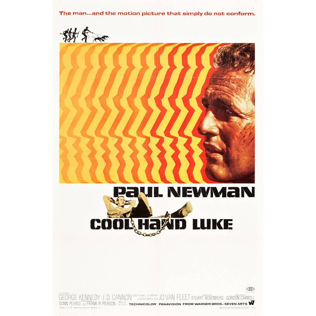 "Cool Hand Luke" Film Poster, 1967 For Sale