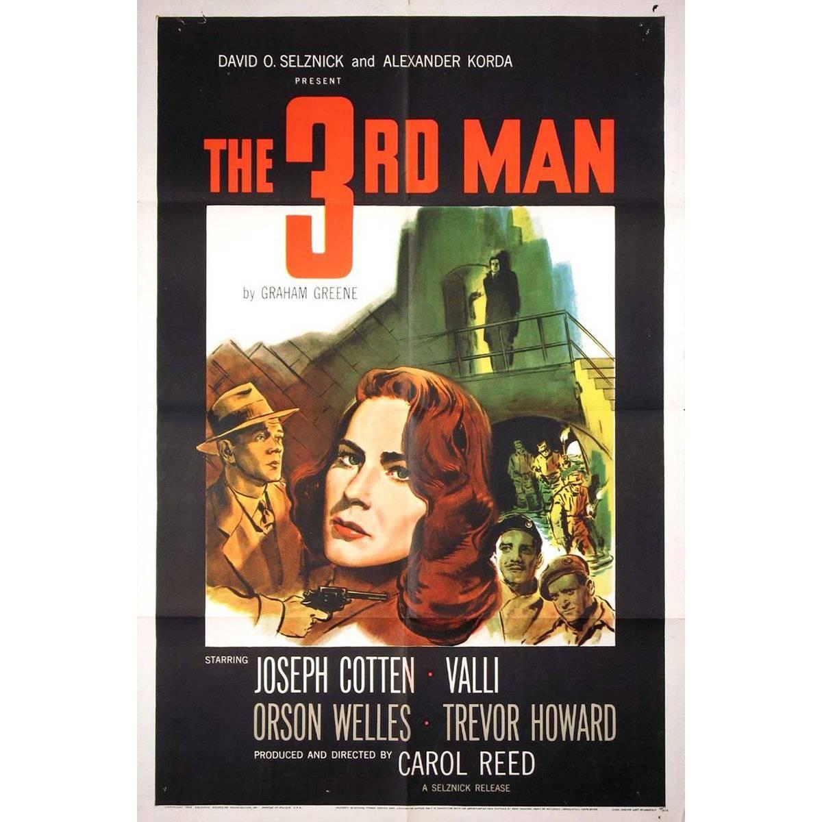 "The Third Man" Film Poster, 1949 For Sale