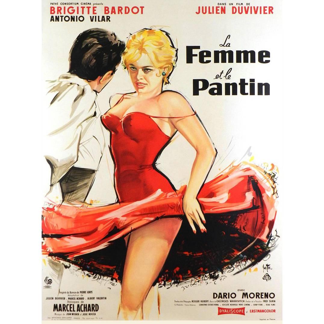 "La Femme Et Le Pantin" Film Poster, 1959 For Sale