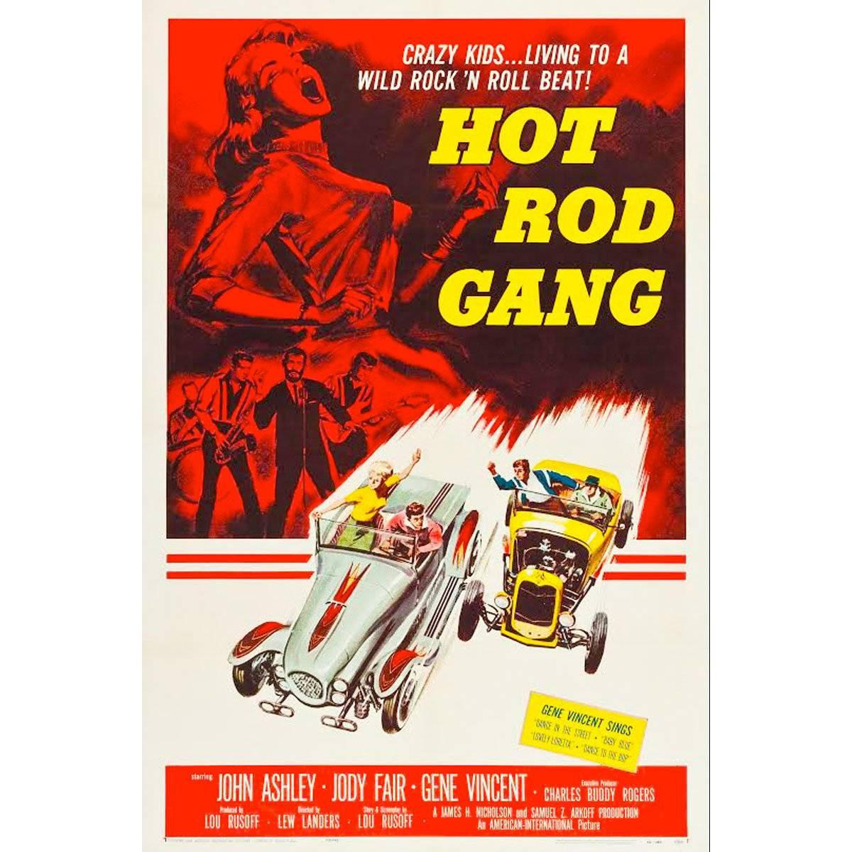 "Hot Rod Gang" Film Poster, 1958 For Sale