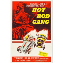 "Hot Rod Gang" Film Poster, 1958