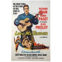 "Love Me Tender" Film Poster, 1956
