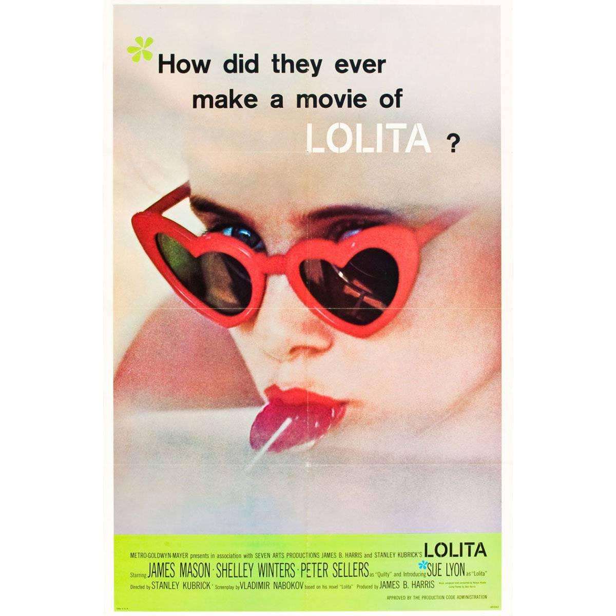 "Lolita" Film Poster, 1962 For Sale