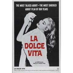 Vintage "La Dolce Vita" Film Poster, 1960