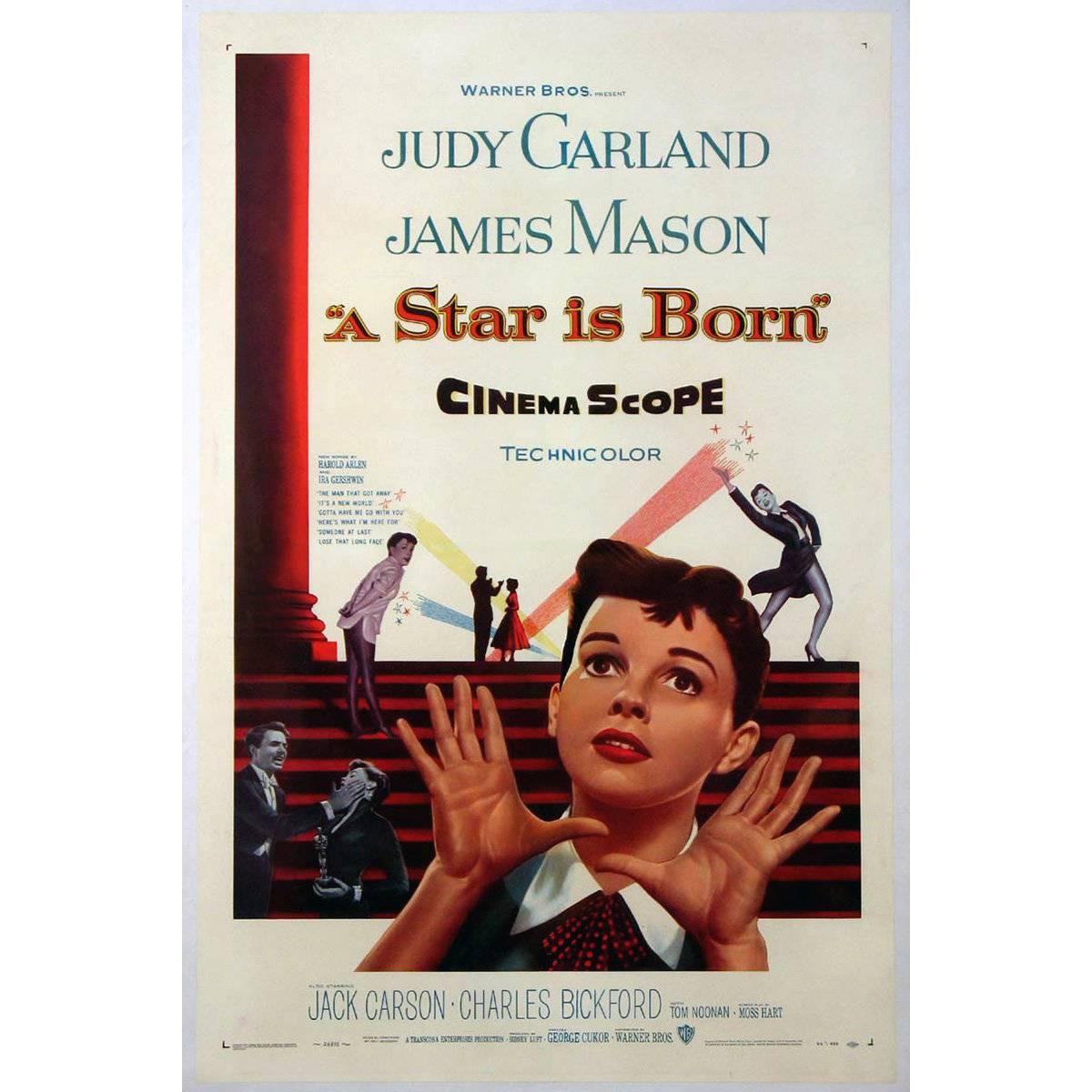 "A Star Is Born" Film Poster, 1954 For Sale