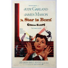 Vintage "A Star Is Born" Film Poster, 1954