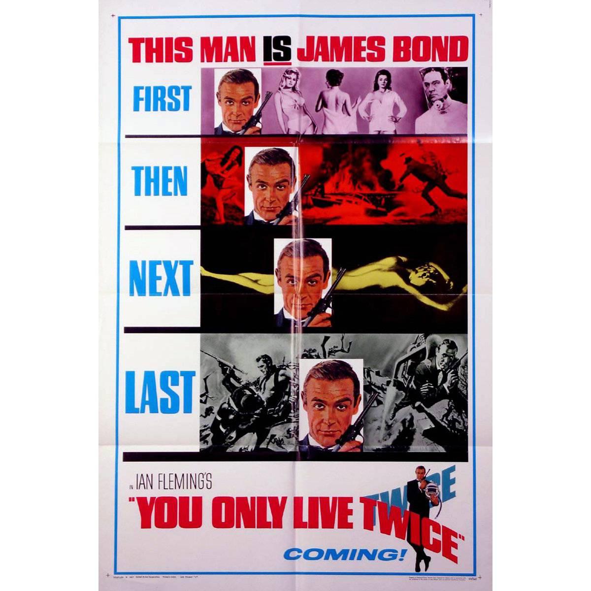 "You Only Live Twice" Film Poster, 1967