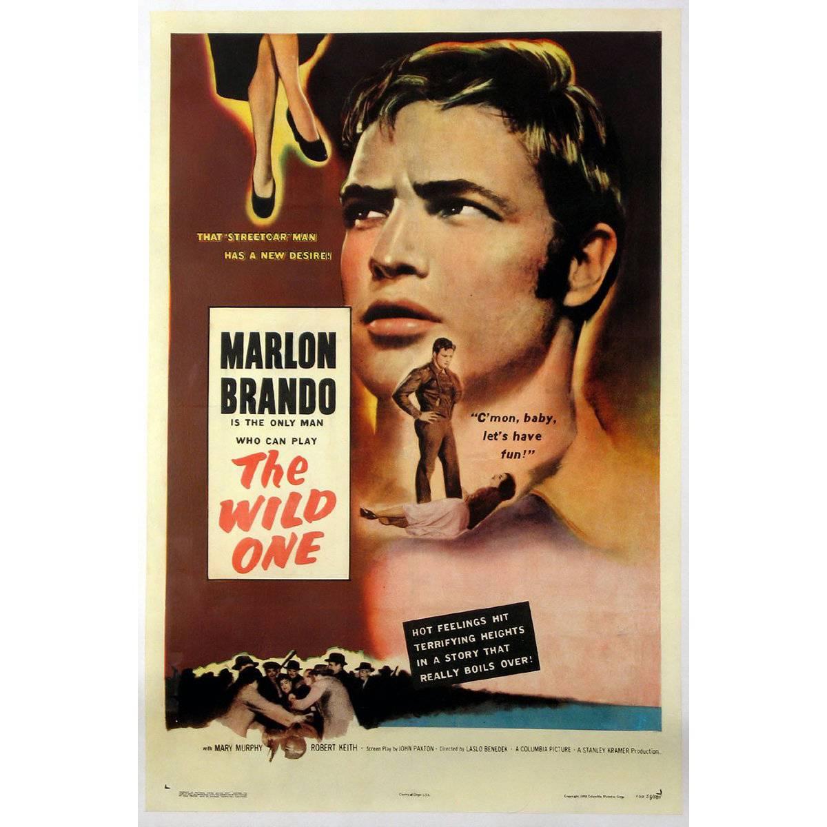 "The Wild One" Film Poster, 1953 For Sale
