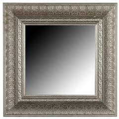 Square Metal Frame Mirror